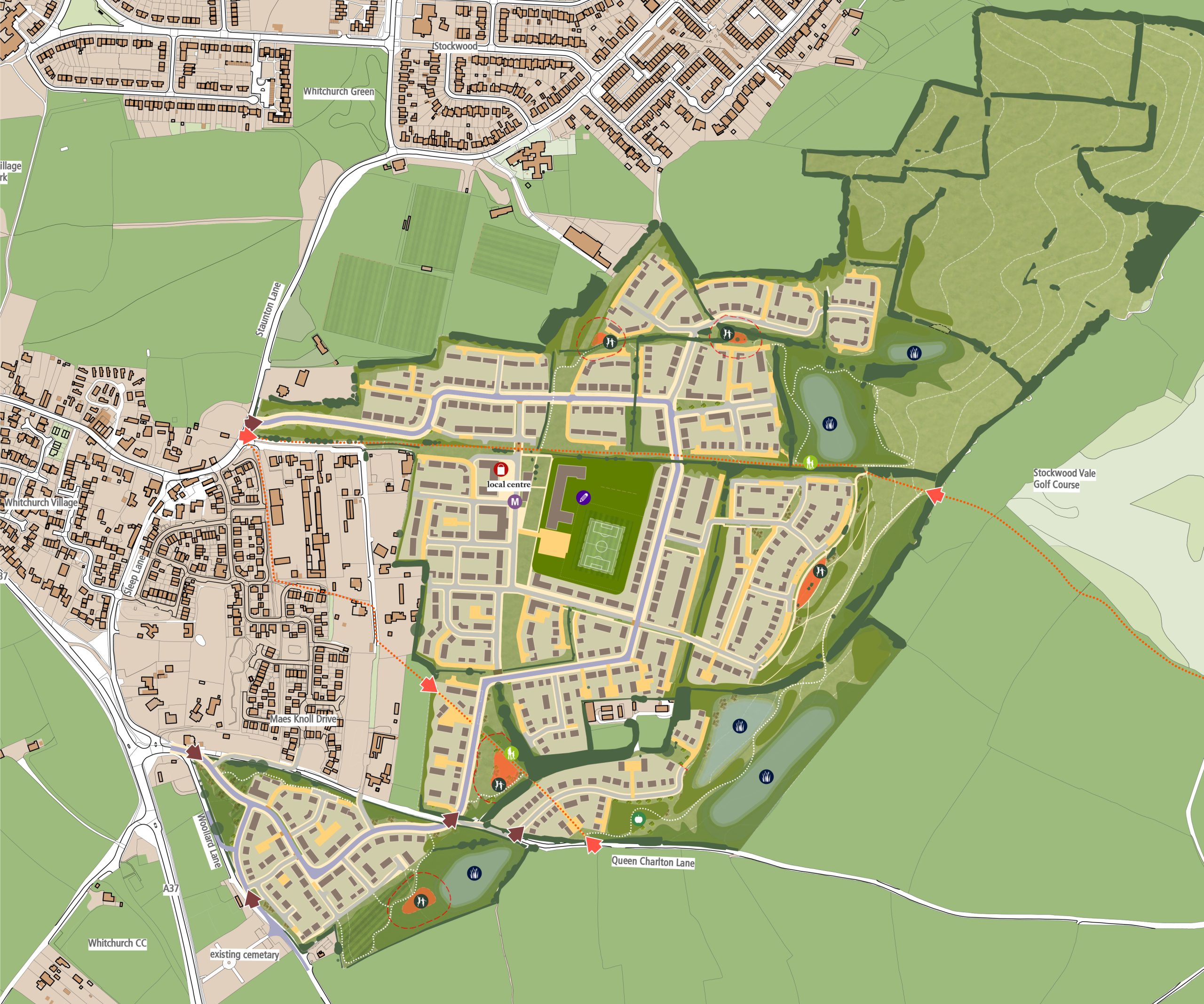 The draft masterplan